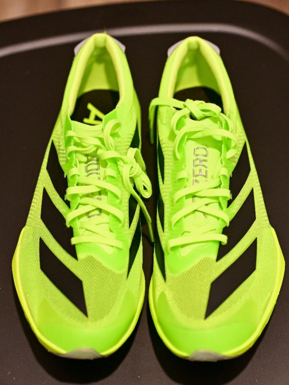 Men's Adidas ADIZERO FINESSE Track Spikes Lucid Lemon Size 9 Brand New